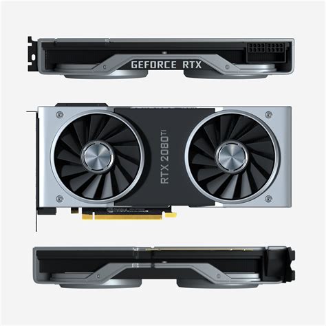 Nvidia Rtx 2080 Ti Video Card 3d Model Cgtrader