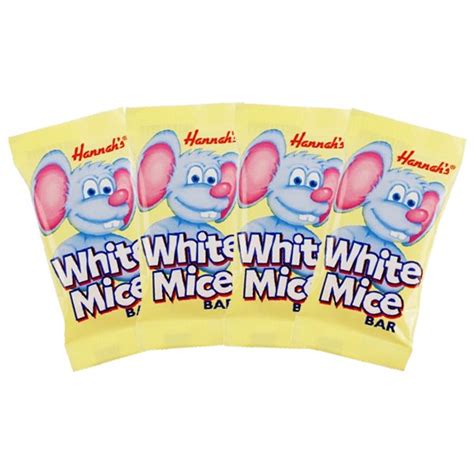 Hannahs White Mice Bar 14g X 4 Jessicas Sweets