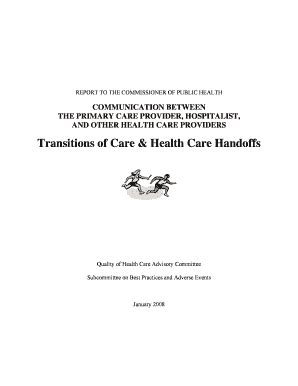 Fillable Online Ct Transitions Of Care Health Care Handoffs Fax Email