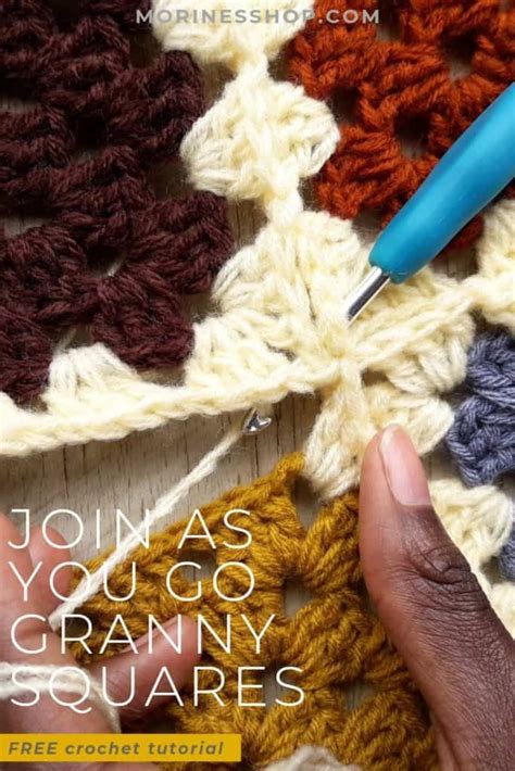 This Is A Join As You Go Method For Classic Granny Squares Tutorial