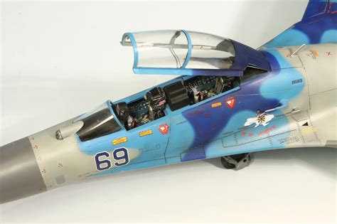 Istvan Michalko S Scale Models Sukhoi Su Ub Flanker C Blue