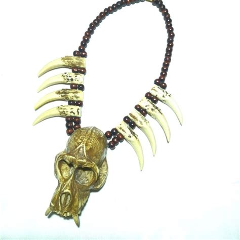 Jual Kalung Tengkorak Replika Kalung Etnik Khas Dayak Shopee Indonesia