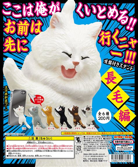 Kitan Club Gashapon Eagle Ill Stop Here You Go Ahead Meow Neko Cat St