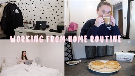 My Realistic Work From Home Routine Youtube