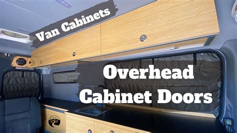 Overhead Cabinet Doors Diy Sprinter Camper Van Youtube