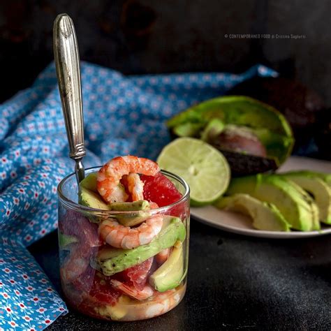 Insalata Di Gamberetti Avocado E Pompelmo Rosa La Ricetta Dell Estate