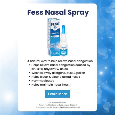 Nasal Sprays: What are they good for?