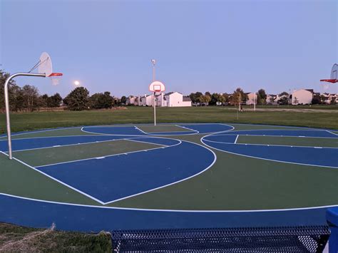 These Three Brand New Basketball Courts Where Only One Can Be Used At A