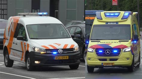 Sanquin En Ambulances Met Spoed Onderweg In Groningen YouTube