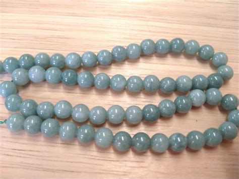 Strang Wundersch Ne Nat Rliche Burmese Jade Perlen Mm Kaufen Auf