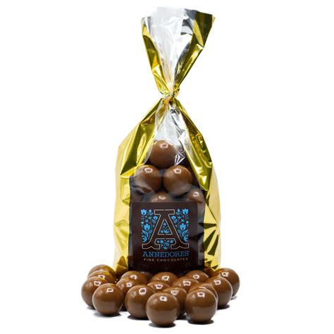 Double Dipped Milk Chocolate Malt Balls Annedores Fine Chocolates