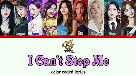 TWICE I Can T Stop Me Color Coded Lyrics HAN ROM PT BR YouTube