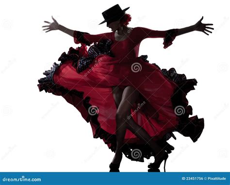 Bailar N Gitano Del Baile Del Flamenco De La Mujer Foto De Archivo