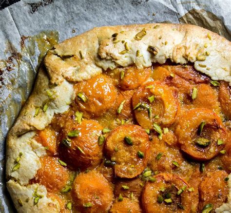 Tarte Rustique Aux Abricots Pistaches Et Miel