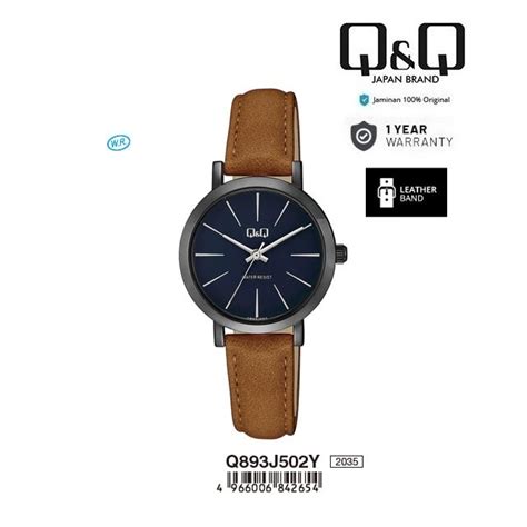 Jual Q Q QNQ QQ Q893 Q893J Q893J502Y ORIGINAL ANALOG WATCH JAM TANGAN