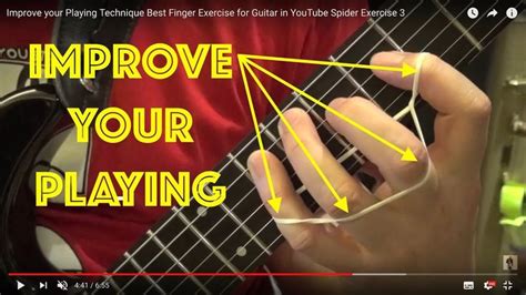 Improve Your Playing Technique Best Finger Spider Exercise For Guitar