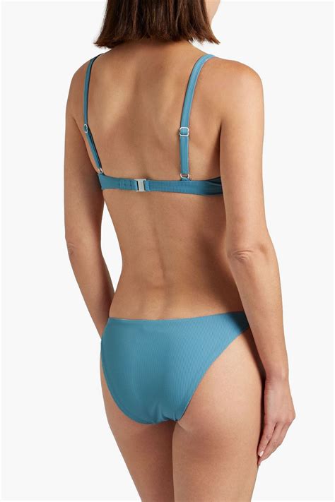 ONIA Ashley Ribbed Low Rise Bikini Briefs THE OUTNET