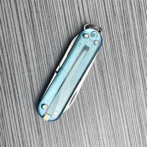 Bladebinge Victorinox Swiss Army Knife Mm Classic Blue Transparent