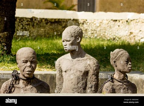 Zanzibar Slave Market Monument Stock Photo Alamy