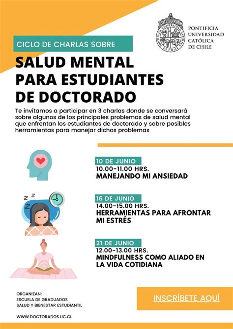 Ciclo De Charlas Salud Mental Para Estudiantes De Doctorado