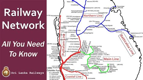 Railway Network In Sri Lanka Sri