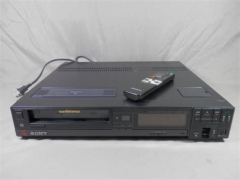 Vintage Sony Super Betamax Sl Hfr Video Cassette Recorder Vcr With