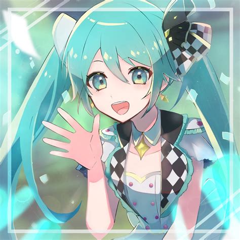 Hatsune Miku And More More Jump Miku Vocaloid And 1 More Drawn By