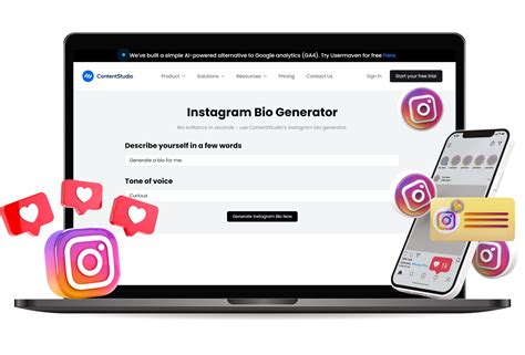 Instagram Bio Generator 100 FREE TOOL ContentStudio