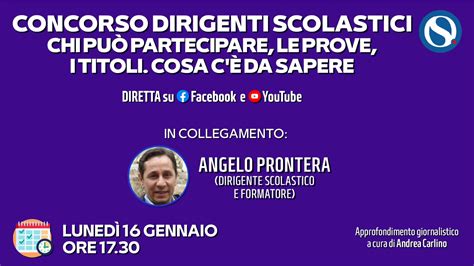 Concorso dirigenti scolastici chi può partecipare le prove i titoli