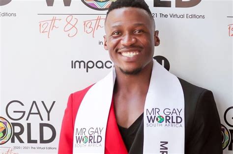 Empty Promises Bongs Ndima Resigns As Mr Gay World South Africa
