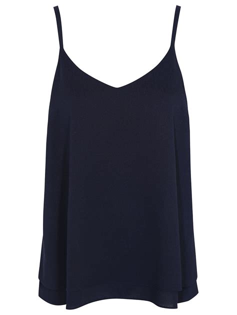 Navy Strappy Double Layer Camisole Top Women George Womens Tops