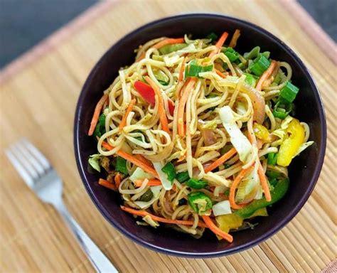 Vegetable Hakka Noodles