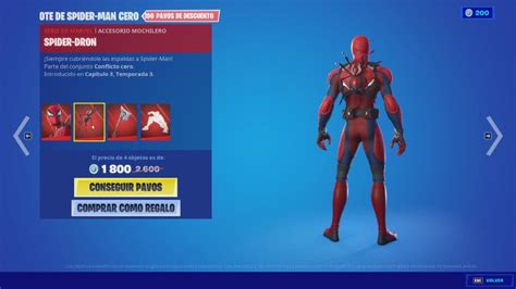 ¡spider Man Cero Llega A Fortnite Así Es Como Puedes Conseguir Su