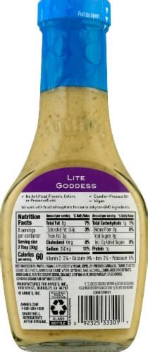 Annie S Homegrown Goddess Lite Dressing 8 Fl Oz 6 Ct 8 FO Kroger