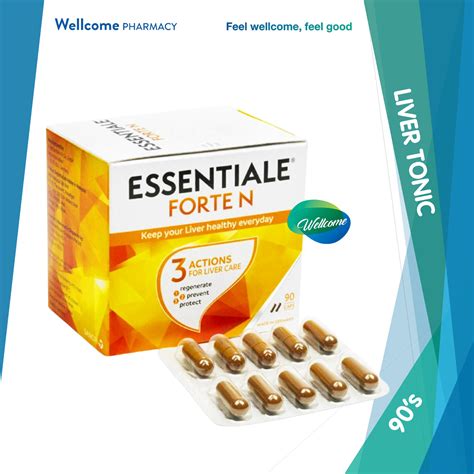 Essentiale Forte N Mg Capsules With Phospholipids As Liver Tonic