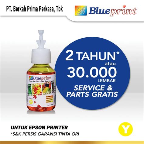 Tinta Epson Blueprint 644 Refill For Printer Epson 100ml Yellow Cp