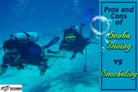 Scuba Diving vs Snorkeling- Montclair, California | SSA