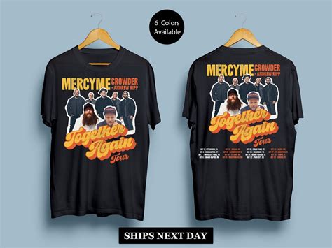 Mercyme Together Again Tour 2023 Unisex Shirt Mercyme Etsy