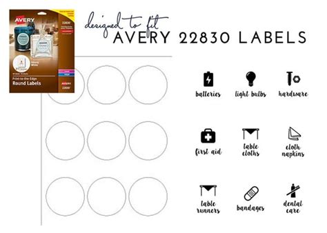 33 Avery 22830 Label Template Labels Database 2020