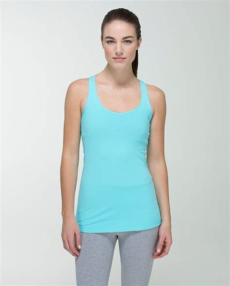 Lululemon Cool Racerback Exhale Heathered Slate Battleship Lulu