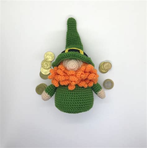 Leprechaun Crochet Pattern St Patricks Day Gnome Amigurumi Etsy