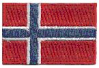 Mini Flag Patch Of Norway