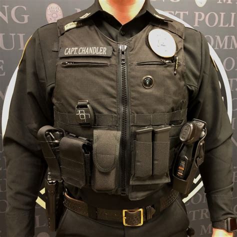 MJPD Testing Modern, Load-Bearing Vest Uniform that Improves Health, Quality of Life for ...