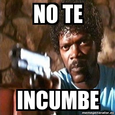 Meme Pulp Fiction No Te Incumbe