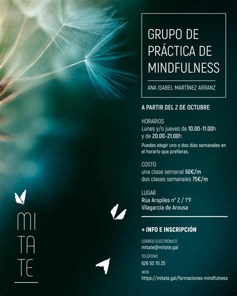 FORMACIONES MINDFULNESS Mitate Centro de Psicología y Mindfulness