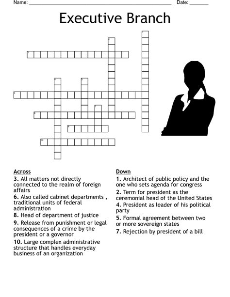 Cabinet Level Department Crossword Puzzle Resnooze