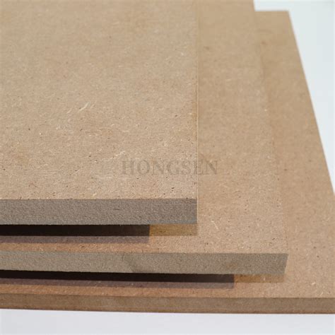 Mdf Board Melamine Mdf Hdf Foe Construction Plain Fiberboard Mm