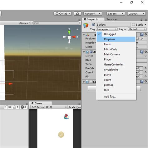 Unity3d tutorial-Finding game objects within script