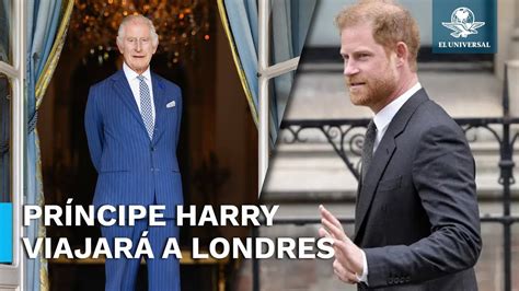 Príncipe Harry visitará al rey Carlos recién diagnosticado con cáncer