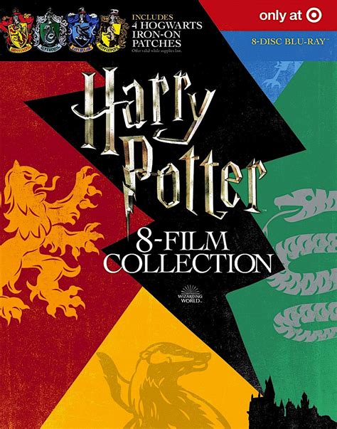 HARRY POTTER 8 FILM COLLECTION TARGET EXCLUSIVE BLU RAY SET WARNER